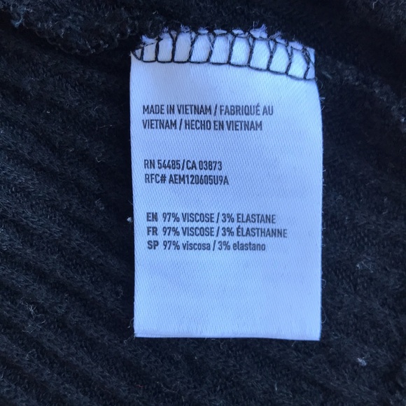 AEO Soft & Sexy Ribbed Knit Long Sleeve V-Neck Sweater Dress - Picture 10 of 14